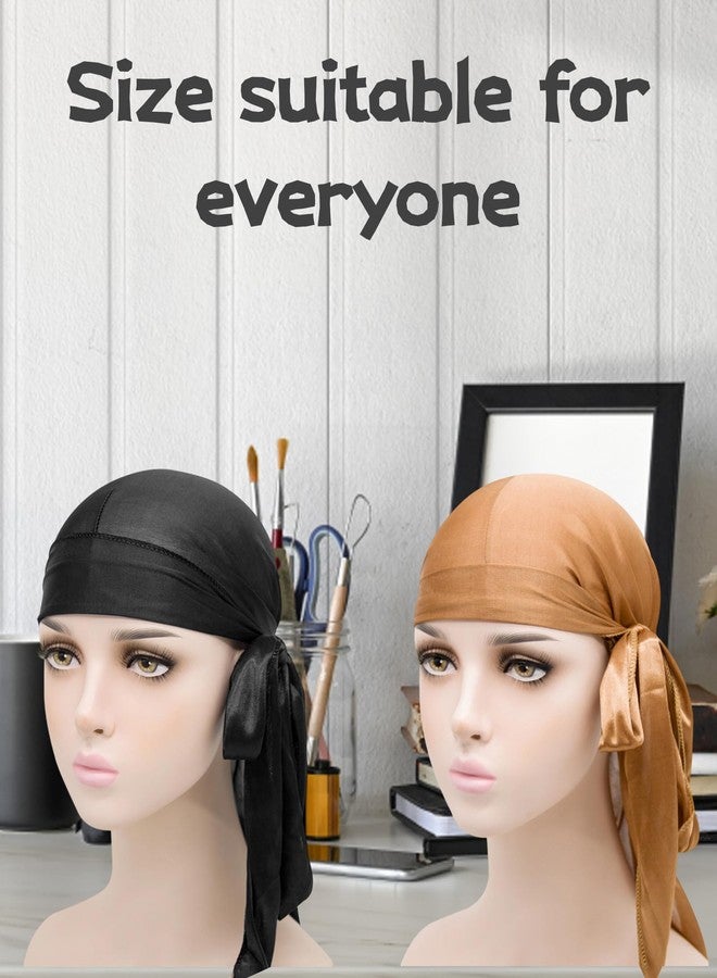 قطعتان من دوراج، وشاح رأس قرصان، إكسسوارات قرصان مريحة، باندانا للرجال، إكسسوارات أزياء عتيقة - Image 4